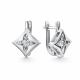 Серьги из белого золота GRIGORIEV с бриллиантом