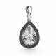 Серебряная подвеска GRIGORIEV с фианитом
