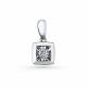 Серебряная подвеска GRIGORIEV с бриллиантом