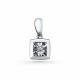 Серебряная подвеска GRIGORIEV с фианитом