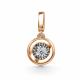 Золотая подвеска GRIGORIEV с бриллиантом