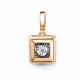 Золотая подвеска GRIGORIEV с бриллиантом