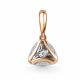 Золотая подвеска GRIGORIEV с бриллиантом