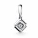 Подвеска из белого золота GRIGORIEV с бриллиантом