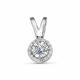 Подвеска из белого золота GRIGORIEV с бриллиантом