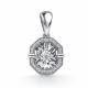 Подвеска из белого золота GRIGORIEV с бриллиантом