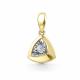 Подвеска из лимонного золота GRIGORIEV с бриллиантом