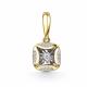 Подвеска из лимонного золота GRIGORIEV с бриллиантом