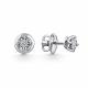 Серьги из белого золота GRIGORIEV с бриллиантом