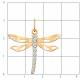 Золотая подвеска Atoll с фианитом