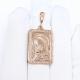 Золотая подвеска-иконка Владимирская Божья Матерь ЮЗ Корона