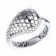 Серебряное кольцо ЮЗ Корона