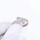 Серебряное кольцо ЮЗ Корона с фианитом