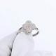 Серебряное кольцо ЮЗ Корона с фианитом