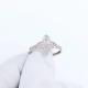 Серебряное кольцо ЮЗ Корона с фианитом