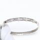 Серебряный браслет ЮЗ Корона с фианитом