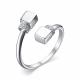Серебряное кольцо ЮЗ Корона с фианитом