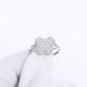 Серебряное кольцо ЮЗ Корона с фианитом