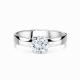 Кольцо из белого золота Karatov с бриллиантом