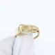 Кольцо из лимонного золота Karatov