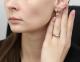 Золотое кольцо Александра с Swarovski