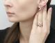 Золотые серьги Александра с Swarovski