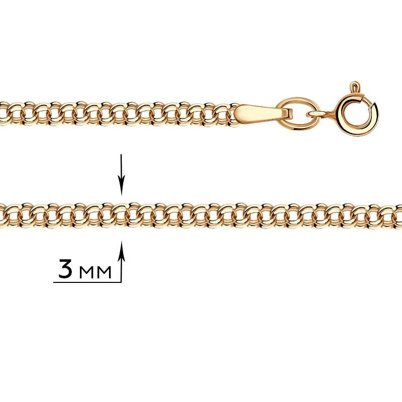 Прочное плетение цепочек из золота