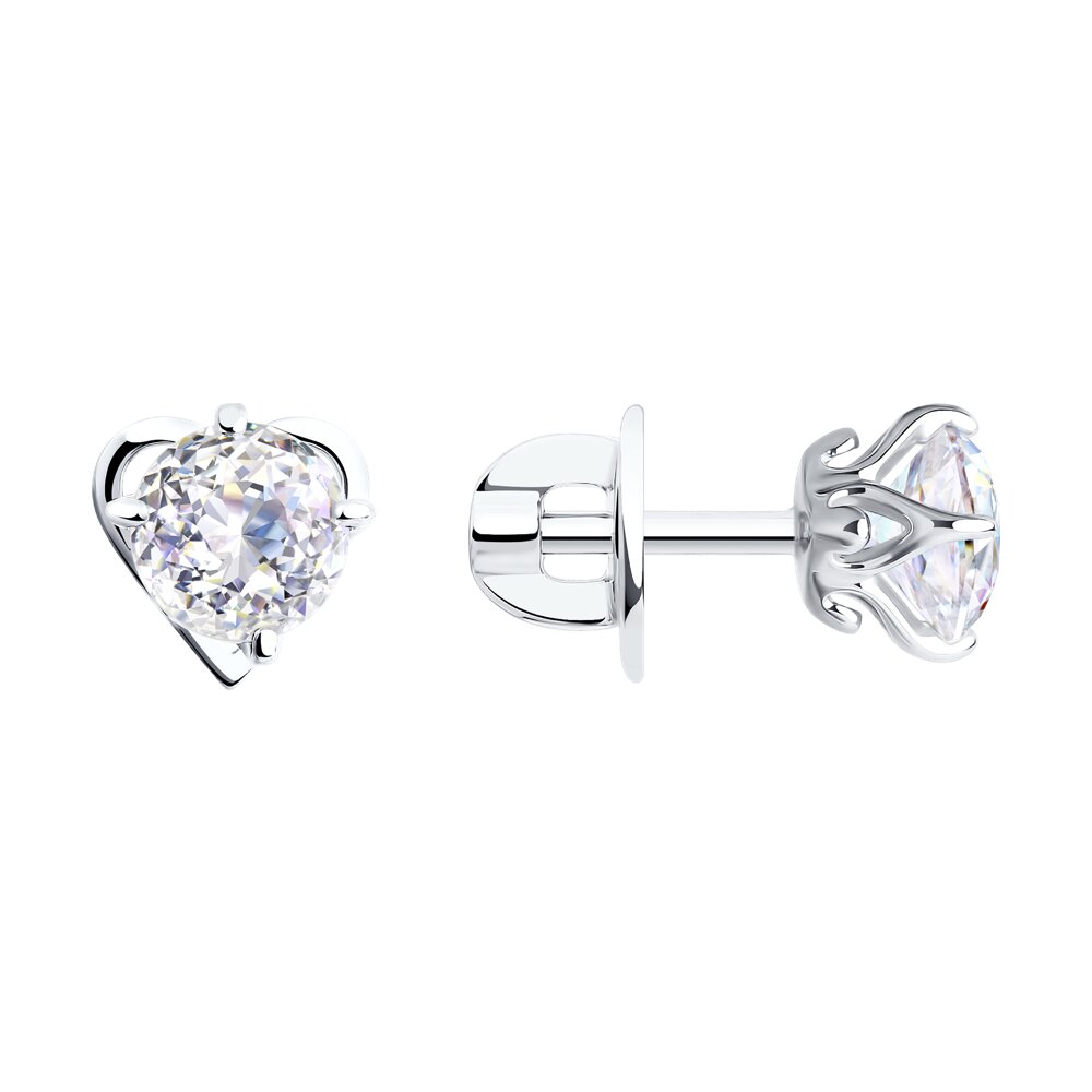 серьги пусеты с сапфиром корунд синт. соколов серьги пусеты с бриллиантами. пусеты соколов из белого золота соколов. серьги-пусеты из белого золота со swarovski zirconia. серьги пусеты с бриллиантами танзанитами из белого золота.