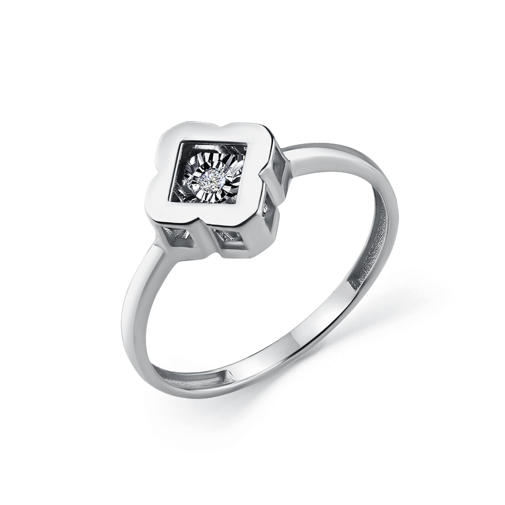 Кольцо из белого золота GRIGORIEV с бриллиантом Г01-12-5915-11-00 фото